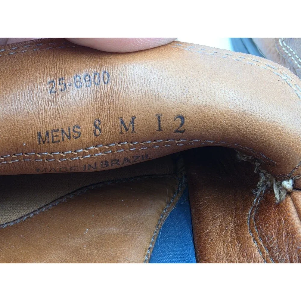Johnston & Murphy Emmett Penny Loafer Driving Shoes Mocasin Brown Men’s Size 8 M